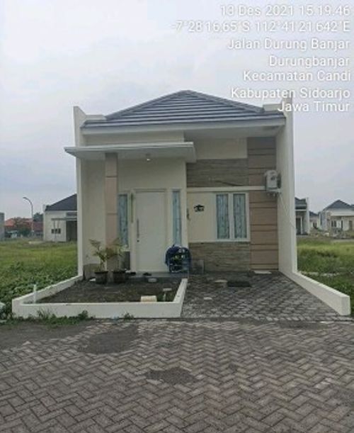 foto tampak rumah tipe 45 perumahan ROYAL INDAH REGENCY