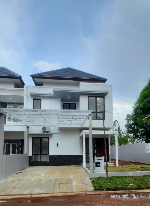 foto tampak rumah tipe Kalinda B6-9 perumahan Kedaton Park Tahap 1
