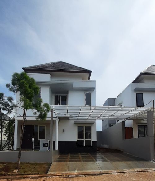 foto tampak rumah tipe Kalinda B6-10 perumahan Kedaton Park Tahap 1