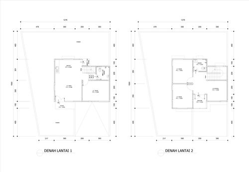 foto denah rumah tipe Kalinda B6-10 perumahan Kedaton Park Tahap 1