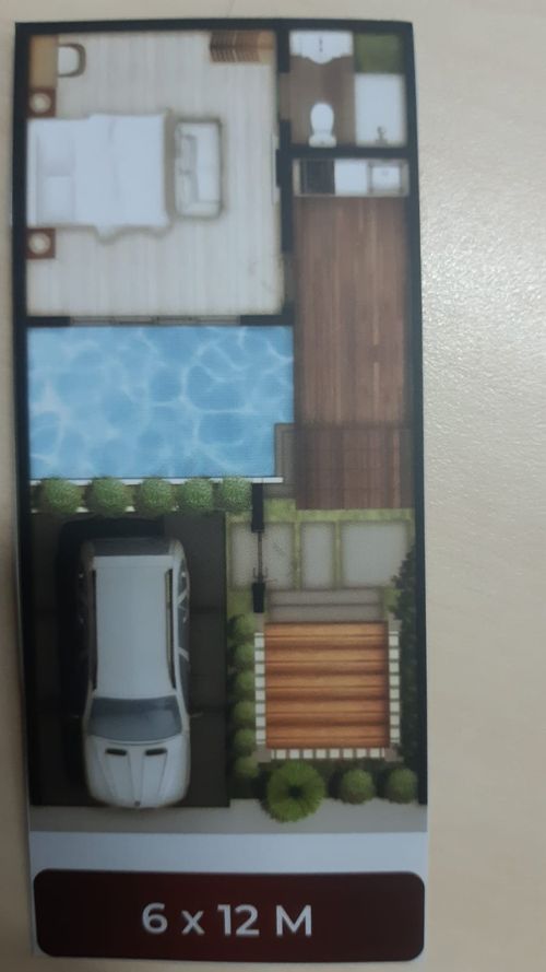 foto denah rumah tipe Pakubuwono perumahan Perumahan Villa Ubud