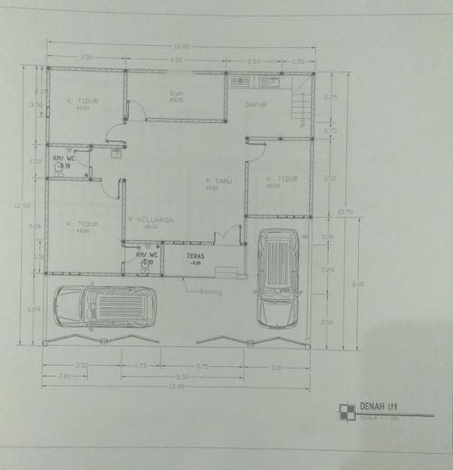 foto denah rumah tipe 90 perumahan PERUMAHAN MUSTIKA ASRI RESIDNCE