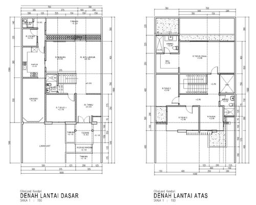foto denah rumah tipe Viena perumahan CitraLand Tahap I
