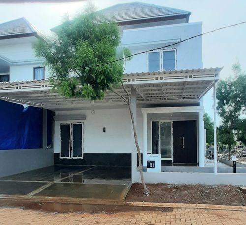 foto tampak rumah tipe Kalinda B5-1 perumahan Kedaton Park Tahap 1