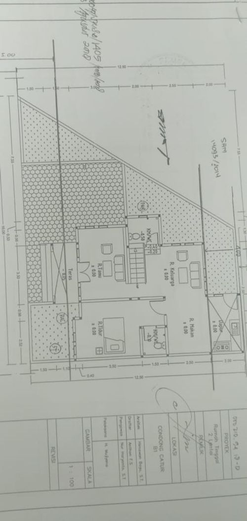 foto denah rumah tipe 140 perumahan PERUMAHAN MUSTIKA ASRI RESIDNCE