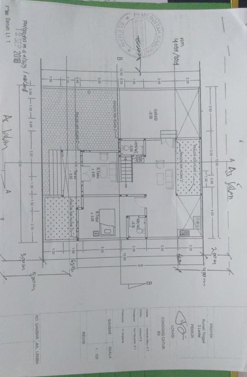 foto denah rumah tipe 126 perumahan PERUMAHAN MUSTIKA ASRI RESIDNCE