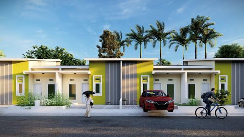 foto tampak rumah tipe 36/72 perumahan BUKIT PANDAWA REGENCY