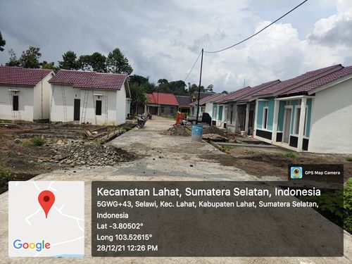 foto posisi tengah perumahan Madiah residence