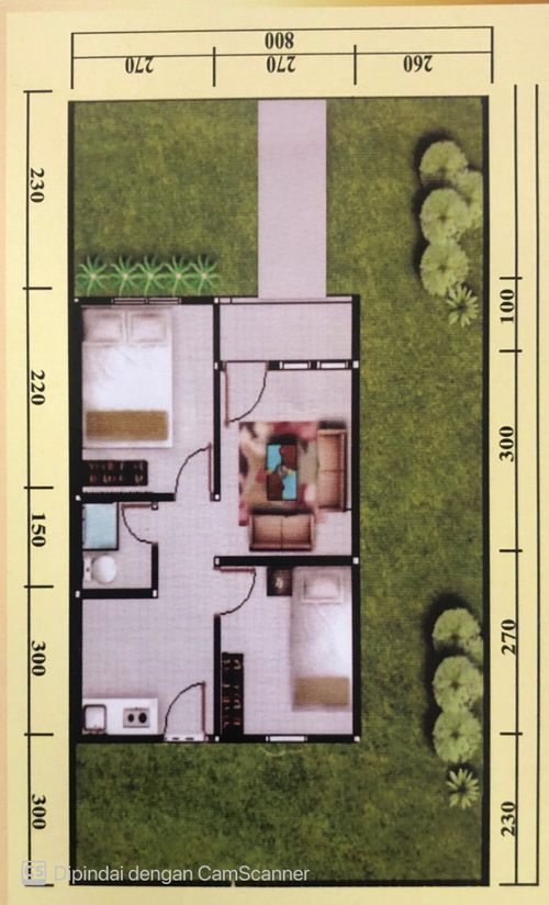 foto denah rumah tipe 36 perumahan Madiah residence