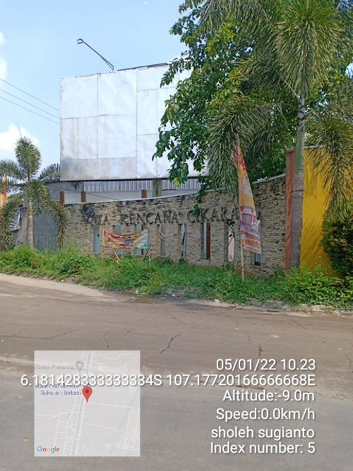 foto gerbang perumahan Villa Kencana Cikarang
