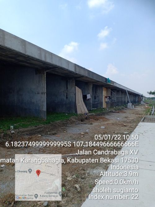 foto posisi tengah perumahan Villa Kencana Cikarang