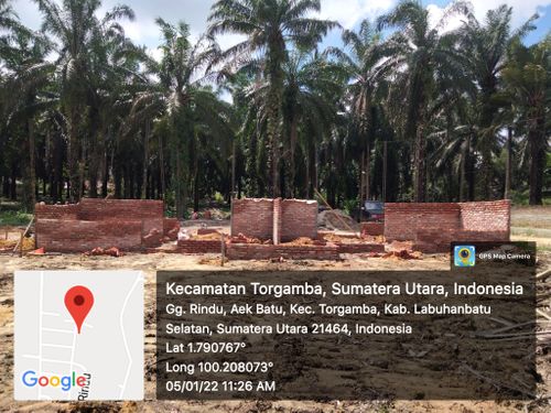 foto posisi tengah perumahan Siagian Agro Permai VI