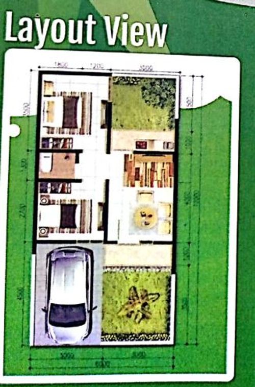 foto denah rumah tipe 38 perumahan GRAND VILLA