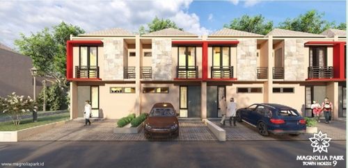 foto tampak rumah tipe MP9 65/60 perumahan Magnolia Park 9