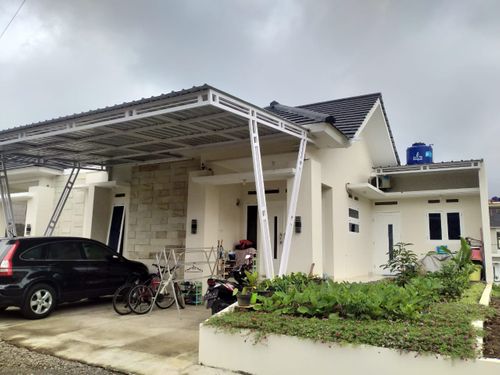 foto tampak rumah tipe 45/96   4 UNIT EF,,MELI,LENI, SYAFRI perumahan VILLA INDAH SITUGUNUNG