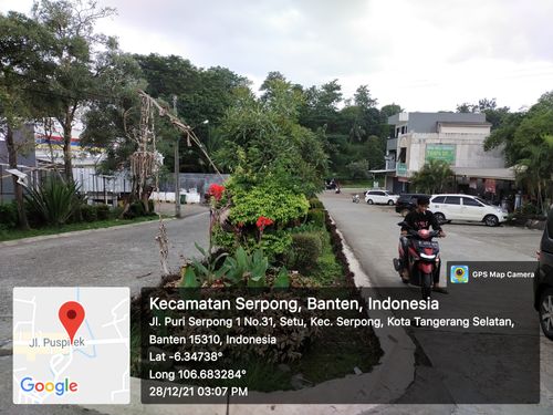 foto gerbang perumahan Puri Serpong 1 Baru