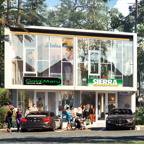 foto tampak rumah tipe RUKO GARDEN VALLEY L.4,5 perumahan CITRAGRAN CIBUBUR - RUKO BLOK I