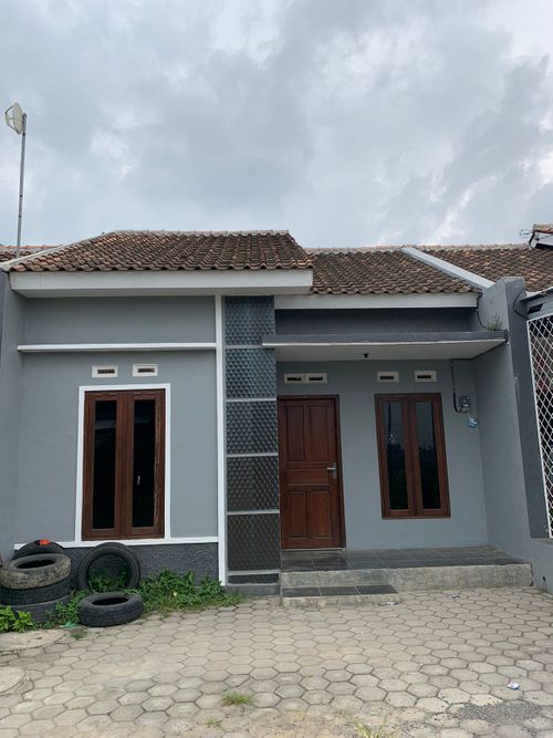 foto tampak rumah tipe 45/60 perumahan Perum Pantura Indah Gg. Kenanga