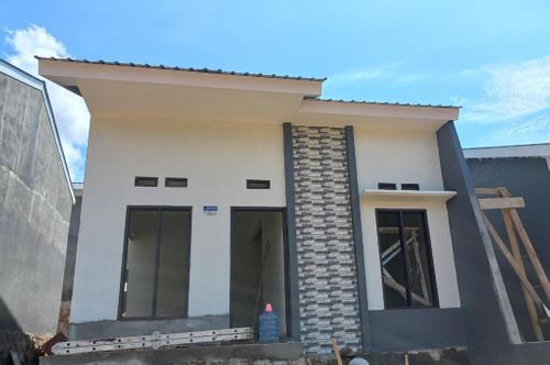 foto tampak rumah tipe 36 perumahan GRAND ANDHIKA TEPOROMBUA 2