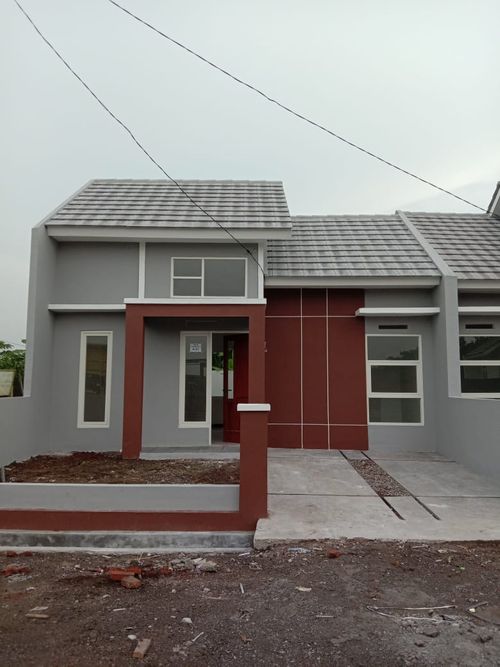 foto tampak rumah tipe 36/90 perumahan Griya Harmonis 2