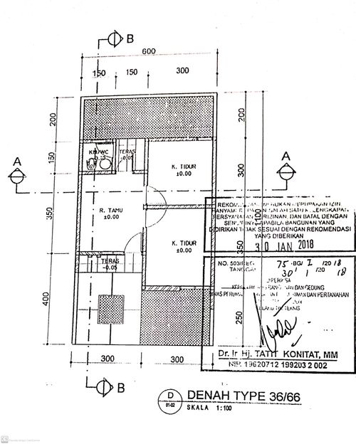 foto denah rumah tipe O perumahan GRAND AQEELA FIRDAUS