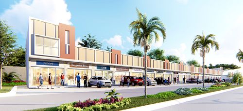 foto tampak rumah tipe RUKO perumahan Golden Kirana