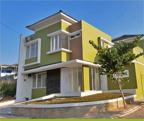 foto tampak rumah tipe YASMIN perumahan PERUMNAS BUKIT KEMILING PERMAI Jl. Ruby 6 No. 05 dan Jl. Ruby 8 No. 15