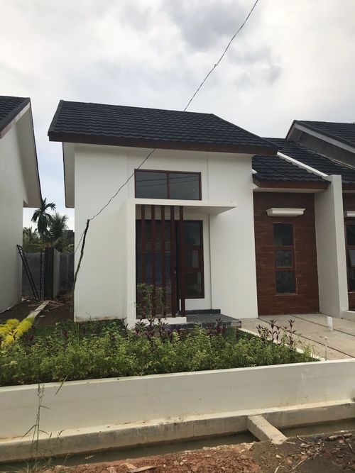 foto tampak rumah tipe 1 Lantai perumahan Green Flora