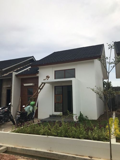 foto tampak rumah tipe 1 Lantai perumahan Green Flora