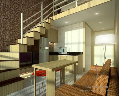 foto tampak rumah tipe LOFT 1,5 LANTAI 2 BEDROOM perumahan ICON APARTEMEN