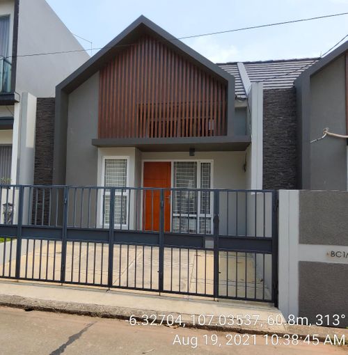 foto tampak rumah tipe Cluster-Hangtuah perumahan GRAND RESIDENCE CITY