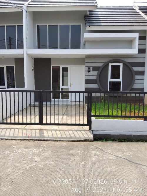 foto tampak rumah tipe Green-Senopati perumahan GRAND RESIDENCE CITY