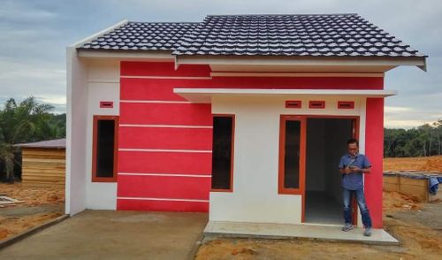 foto tampak rumah tipe 36/105 perumahan RIZKY HADI RESIDENCE 2