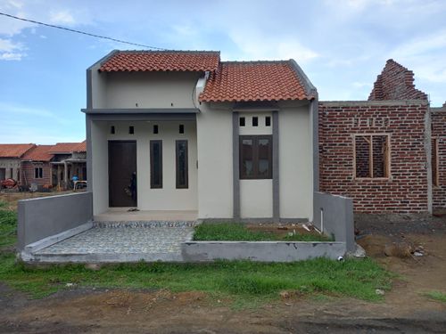 foto tampak rumah tipe Blok D perumahan PT ORION JAYA BERSAMA AGUNG PRATAMA