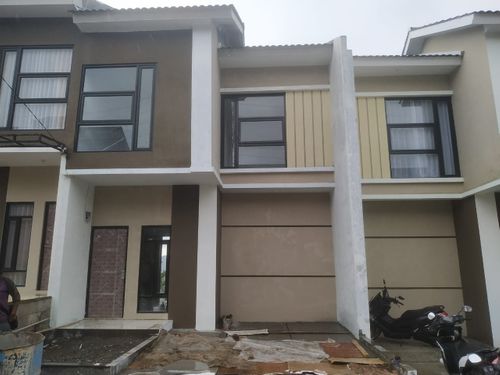 foto tampak rumah tipe 45 Ruby Cozy Level (300) perumahan Bukit Sukanagara Resort