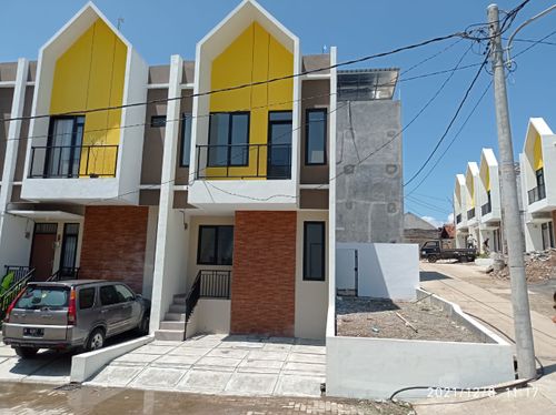 foto tampak rumah tipe 60 Compact (642) perumahan G-Land Katapang Residence 2