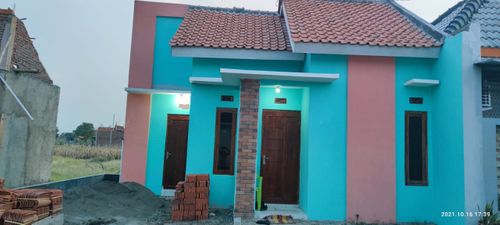 foto tampak rumah tipe 36 perumahan PURI RARASTITI 3