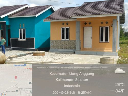foto tampak rumah tipe T36 perumahan GRIYA ULIN MAKMUR