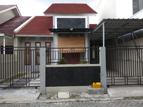 foto tampak rumah tipe 70 perumahan GRIYA NIRWANA ASRI