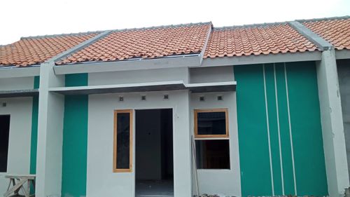 foto tampak rumah tipe 30/60 perumahan Griya Putra Mangunjiwan Asri Tahap 2