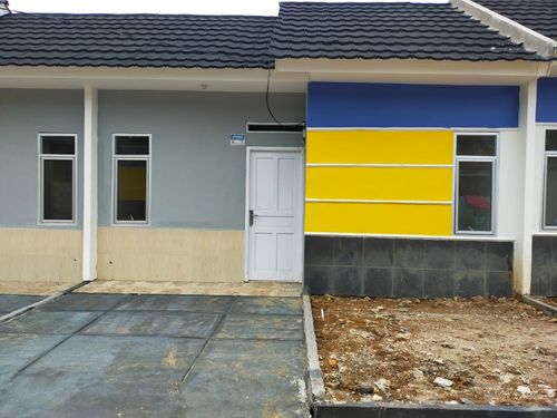 foto tampak rumah tipe 36/72 perumahan CITAMAN INDAH