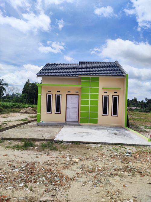 foto tampak rumah tipe 36 perumahan AZZUHRA RESIDENCE 3