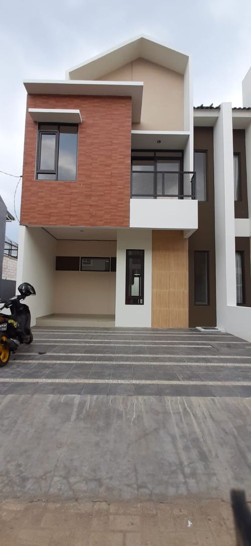 foto tampak rumah tipe 60 Tulip (736) perumahan City Garden Residence Blok FConnexion