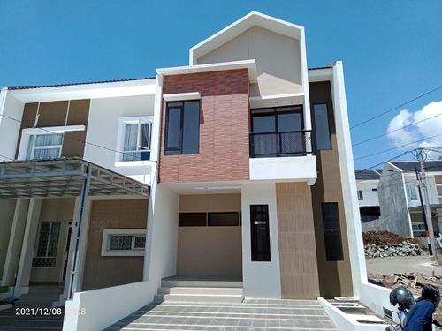 foto tampak rumah tipe 60 Compact (805) perumahan City Garden Residence Blok FConnexion