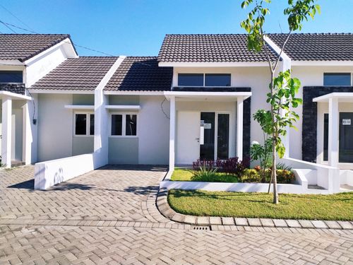 foto tampak rumah tipe 40/91 perumahan Grand Masangan Permai