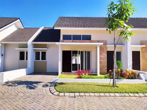foto tampak rumah tipe 62/117 perumahan Grand Masangan Permai