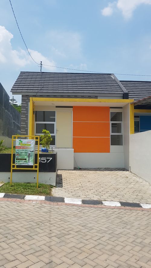 foto tampak rumah tipe 36 perumahan KLASTER 200 BANANA AYODYA SEKARAN