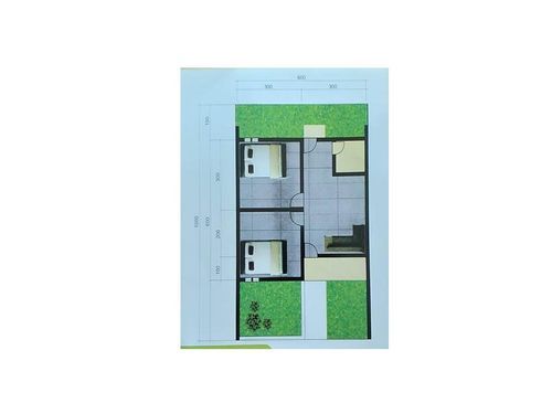 foto denah rumah tipe Elok 33 perumahan ELOK RESIDENCE TAHAP 2