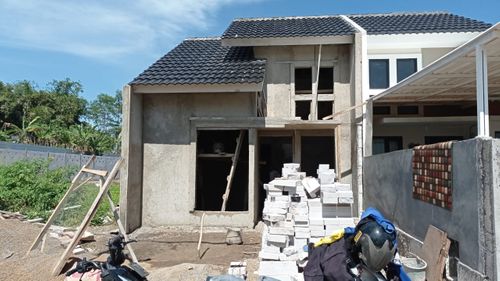 foto tampak rumah tipe 30 Bellatrix (287) perumahan G-Land Katapang Residence 1
