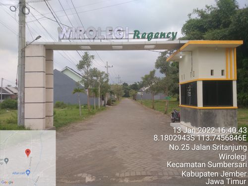 foto gerbang perumahan WIROLEGI REGENCY II